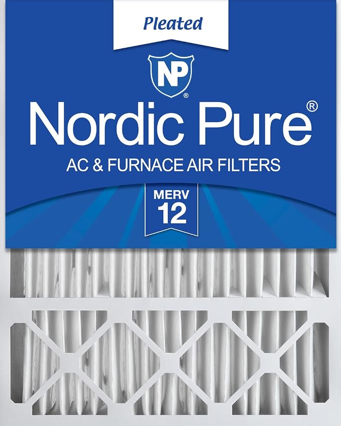 Nordic Pure 20x25x5 Honeywell/Lennox Replacement MERV 12 Air Filter 1 Pack