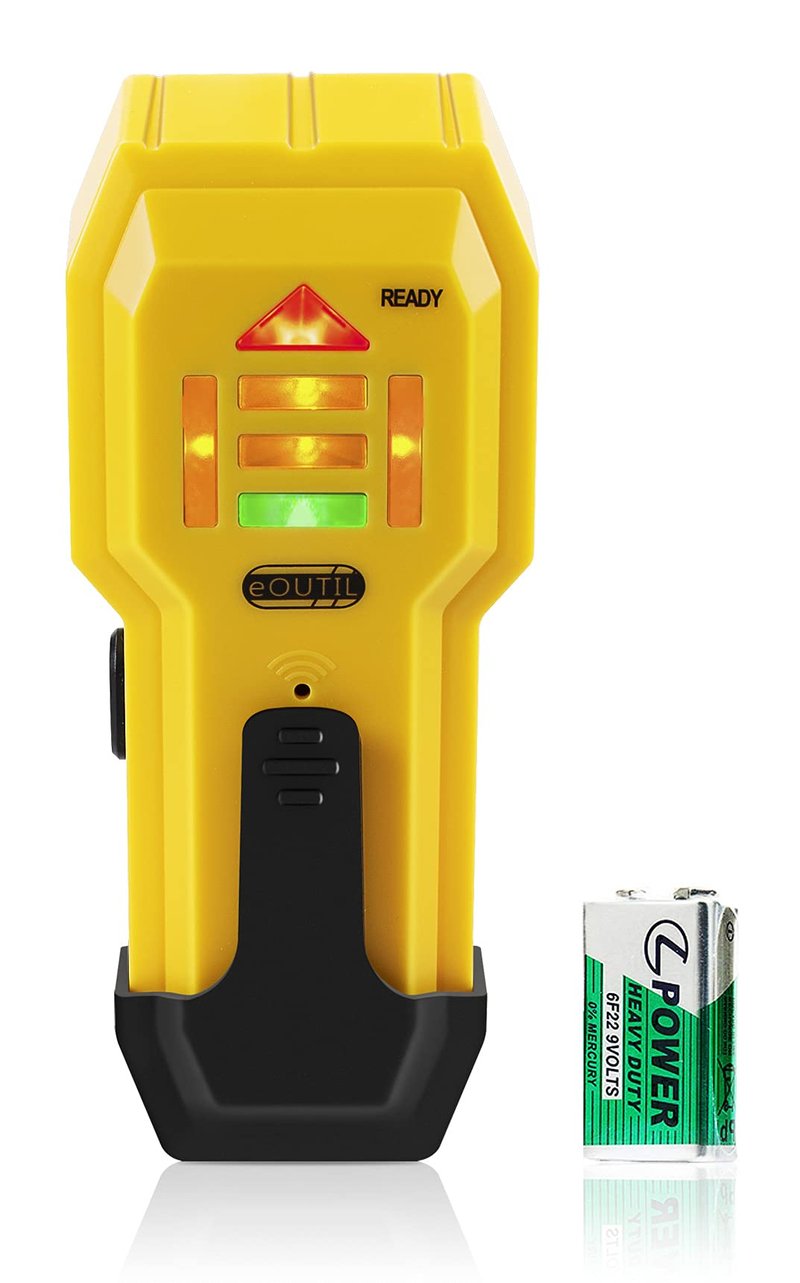 Stud Finder Wall Scanner Wood and Metal Detector Sensor for 3/4 inch Thickness Wall (ST102(Come with Battery))