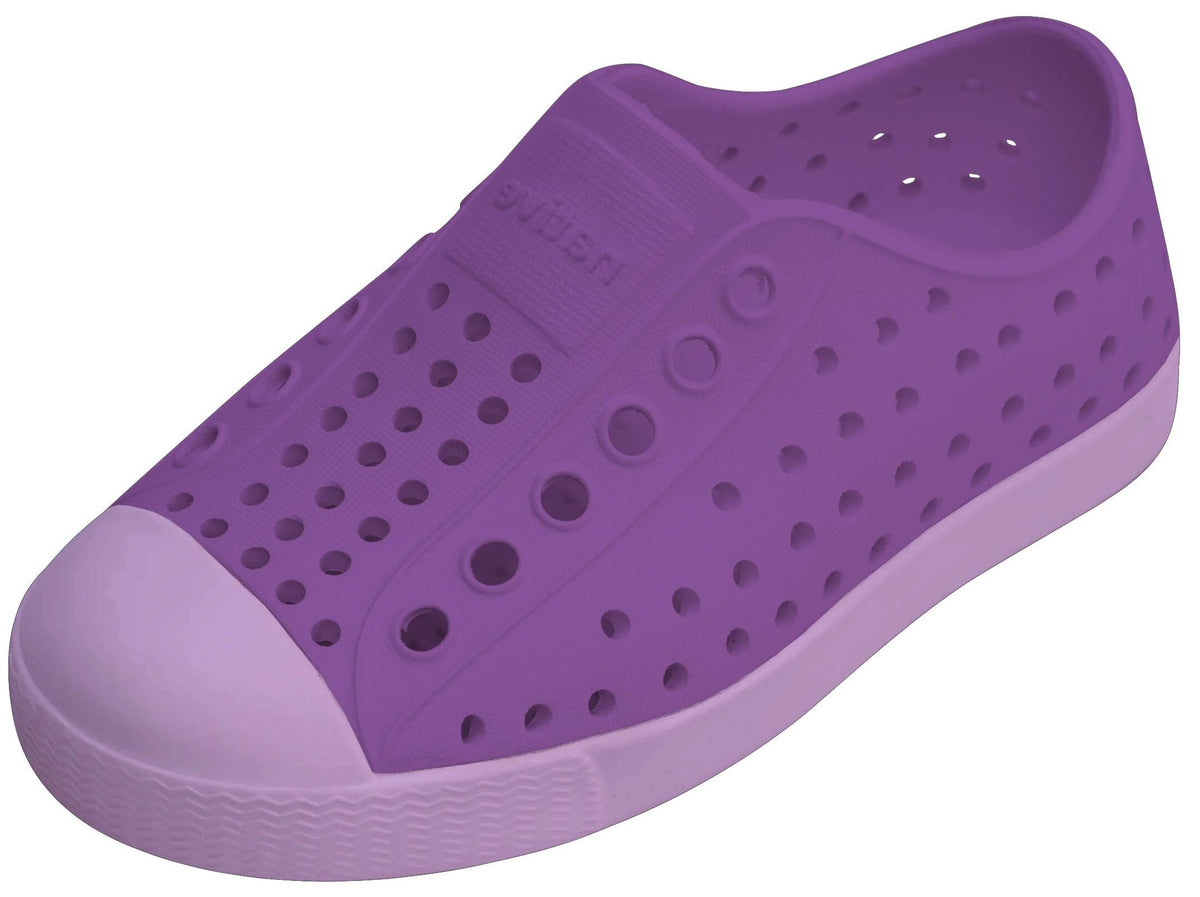 Native Shoes Unisex-Kids Jefferson Sneakers, Gossip Purple/Lavender Purple, 5 Big Kid
