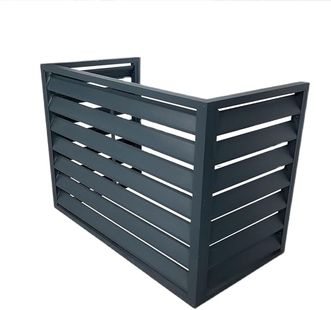 Outdoor air conditioning fence, outdoor air conditioning hidden protective cover