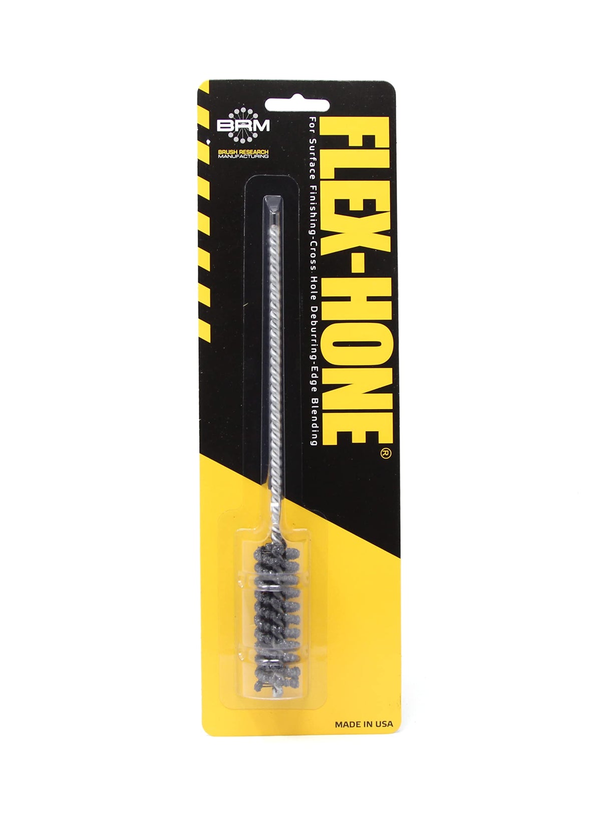 Brush Research BC5812 FLEX-HONE®, 5/8" (16mm) Diameter, 120 Grit, Silicon Carbide, For Mild Steel, Stainless Steel, Cast Iron and Softer Ferrous Materials