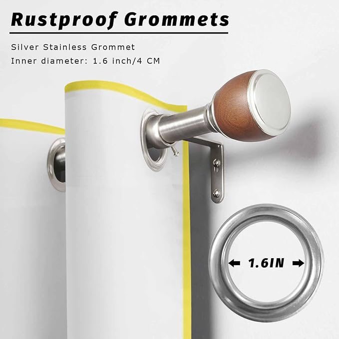 Lemons Outdoor Curtains for Patio Summer Fruit Lemon Tree Waterproof Outside