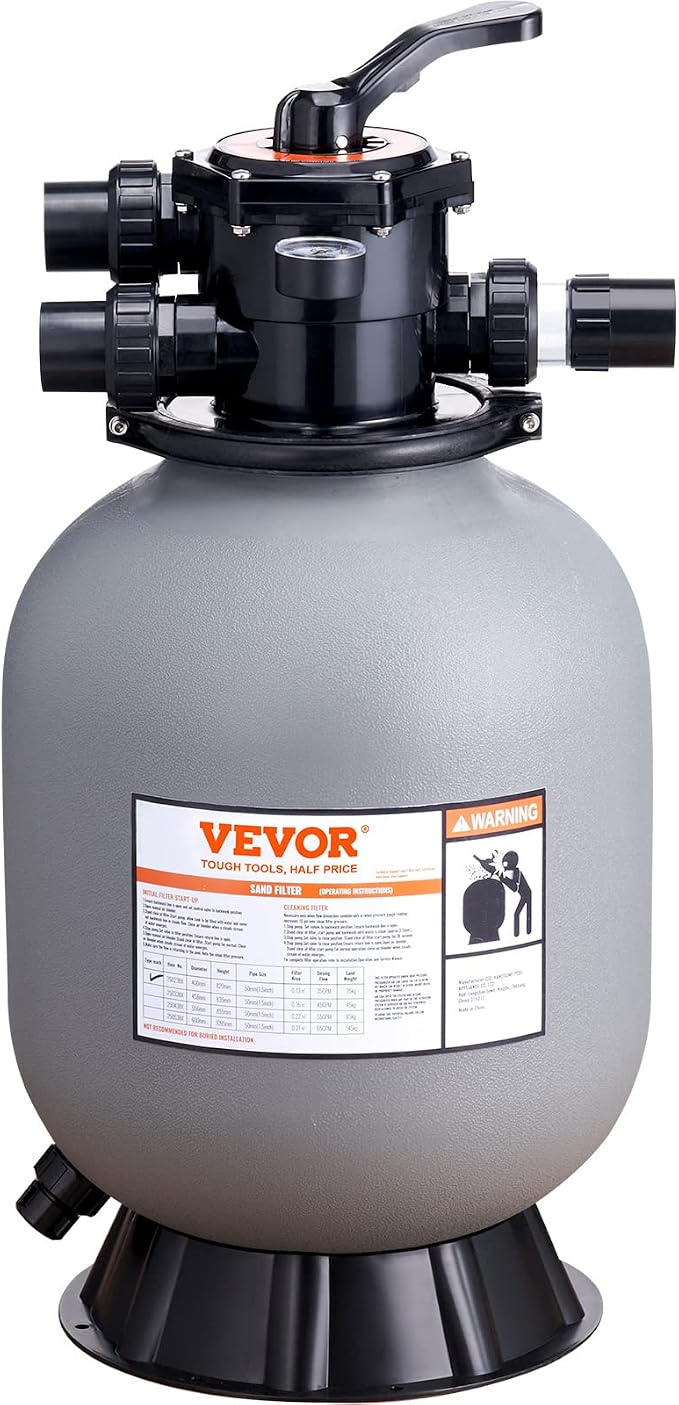 VEVOR 25023BX 16-inch, Above Inground Swimming Pool Sand System