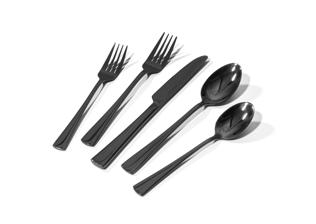 KINGSTONE 18/10 Stainless Steel Flatware, 20-Piece Forged Silverware Set for 4, Mirror Polished Cutlery Set Dishwaher Safe for Home, Restaurant, Wedding, Party