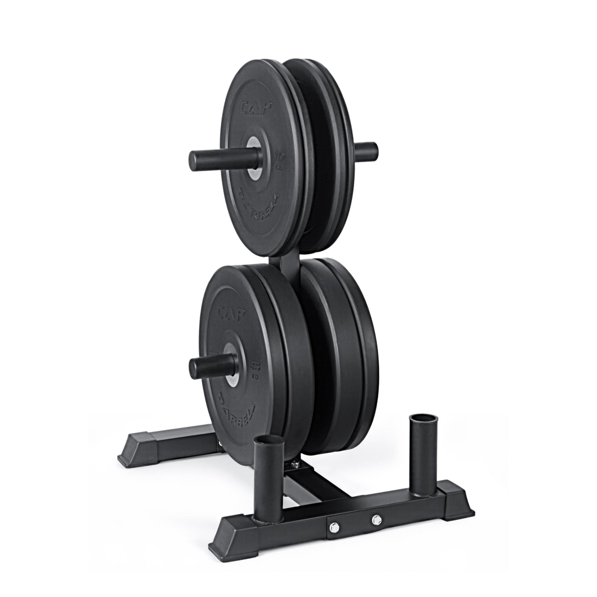 CAP 260lb Competition Olympic Bumper Plate Weight Set