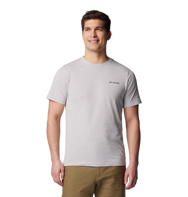 Columbia Men's Thistletown Hills Short Sleeve, Grey Heather, 4X Big
