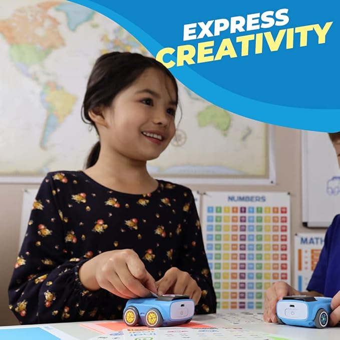 Sphero Indi at-Home Learning Kit - Screenless Coding Robot for Kids 4+ - Build Mazes, Learn Computational Thinking - Problem Solve Like an Engineer - Educational STEM Toy for Creative Minds