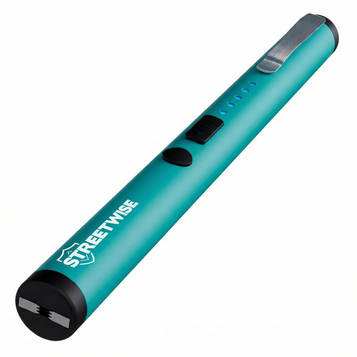 Streetwise Pain Pen 25,000,000 Volts Stun Gun for Self Protection - Tactical Stun Pen for Women and Men, USB Rechargeable, Battery Indicator, Durable Clip, Compact and Concealable for Protection