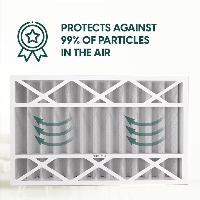 EconoHome 16x25x4 AC Furnace Pleated Air Filter MERV 11 Replacement – Allergen