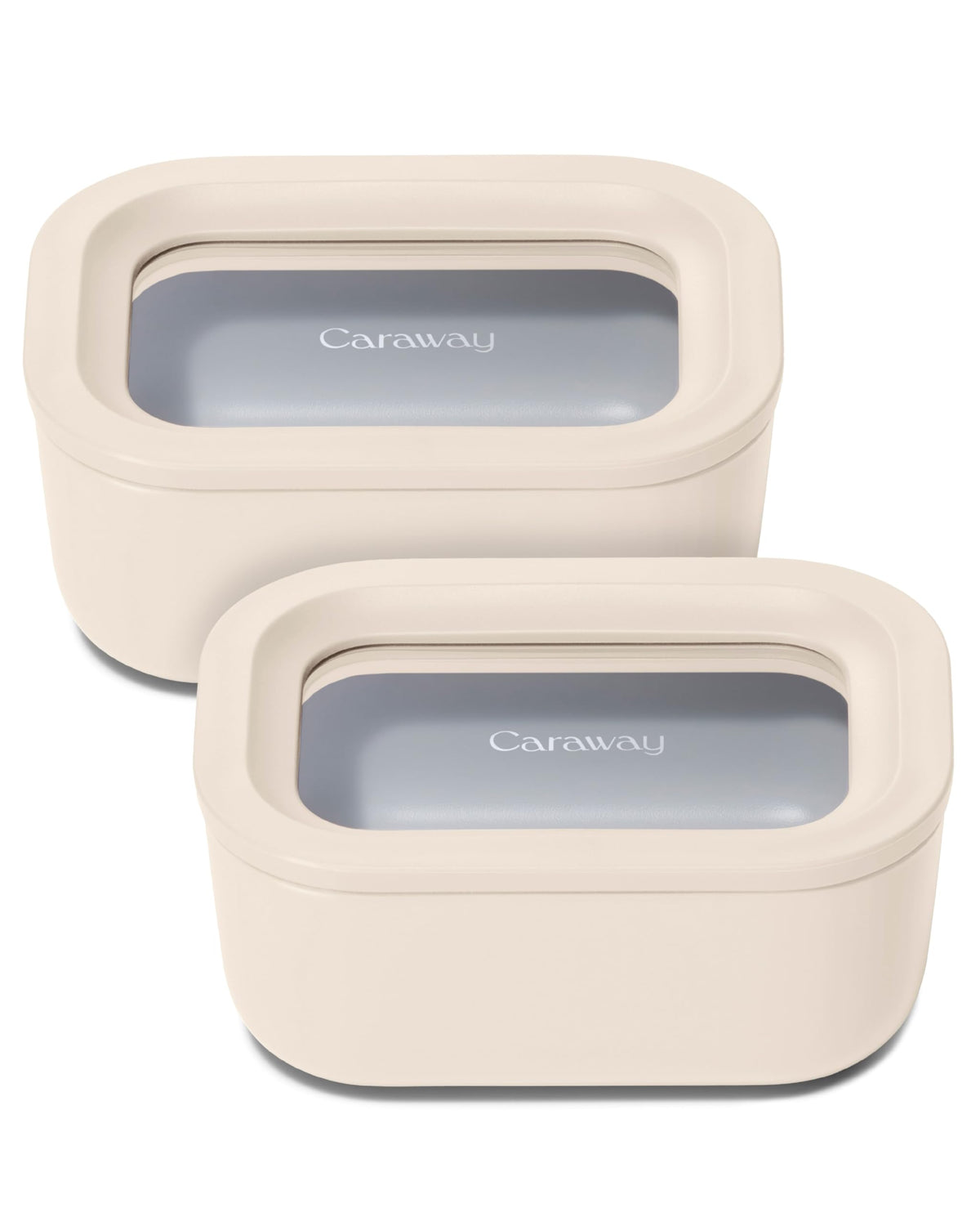 Caraway 6-Piece Glass Food Storage Container Set