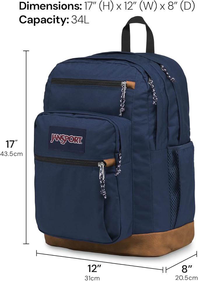 JanSport Cool Backpack, with 15-inch Laptop Sleeve - Large Computer Bag Rucksack with 2 Compartments, Ergonomic Straps, Misty Rose