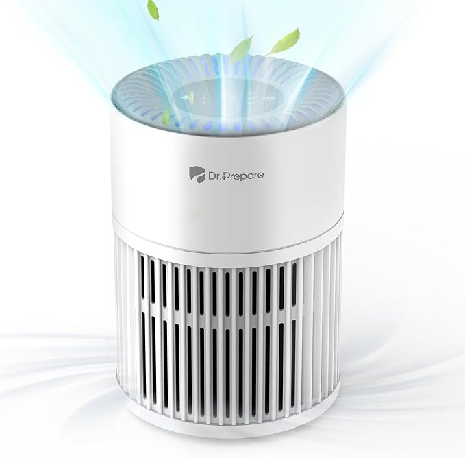 Dr.Prepare Air Purifiers for Bedroom, Quiet Air Purifier