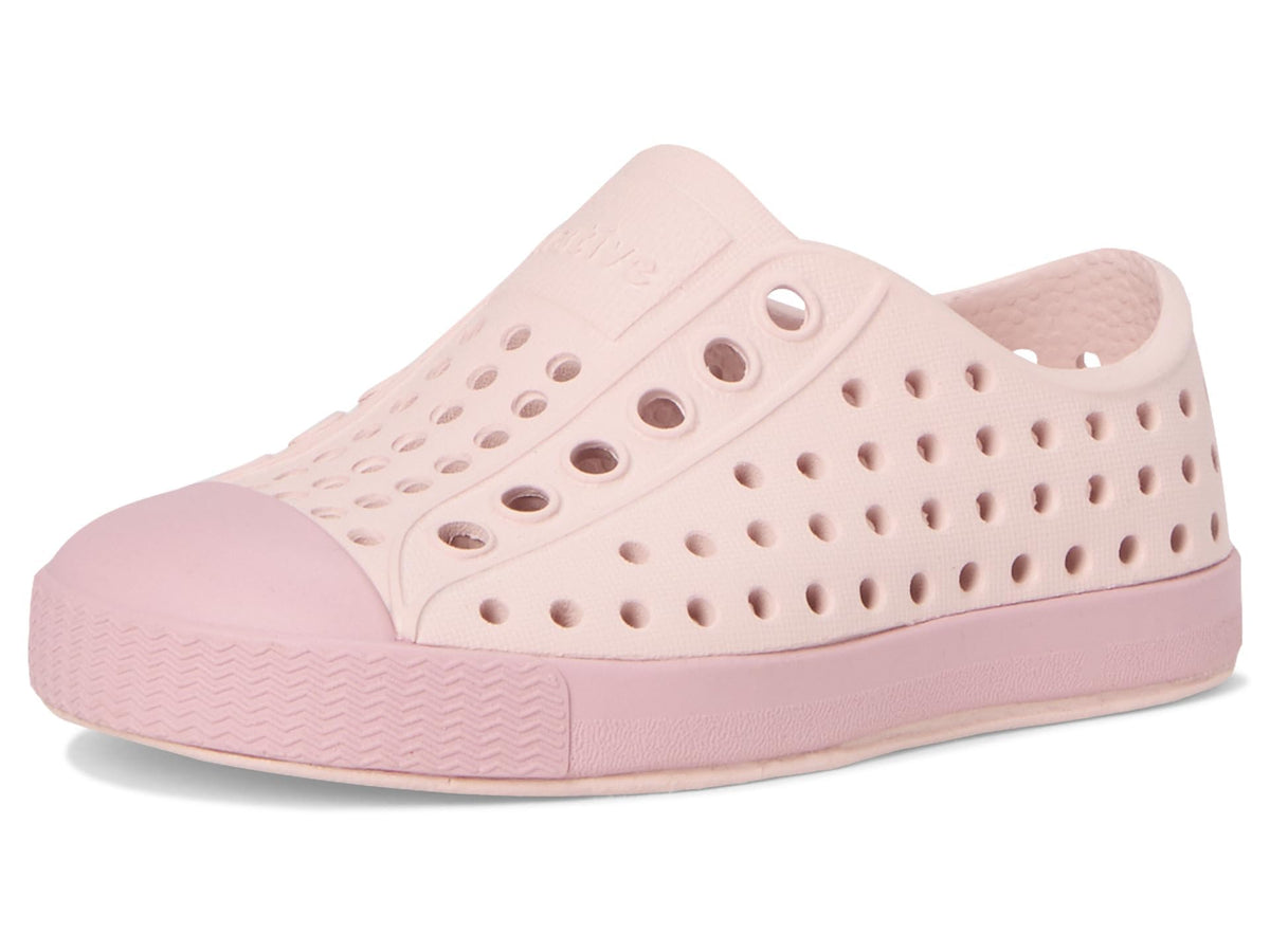 Native Shoes Unisex-Kids Jefferson Sneakers, Dust Pink/Balos Pink, 6 Toddler