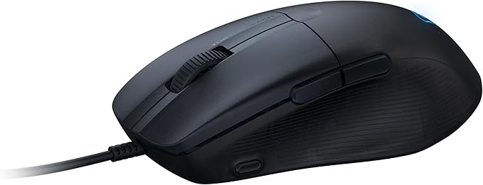 Turtle Beach Pure SEL Wired RGB Gaming Mouse, Ultra-Light 49g Ergonomic Design, 8000 DPI Optical Sensor, Mechanical Switches, Pretension System, Pure PTFE Glides, AIMO RGB Lighting – Black