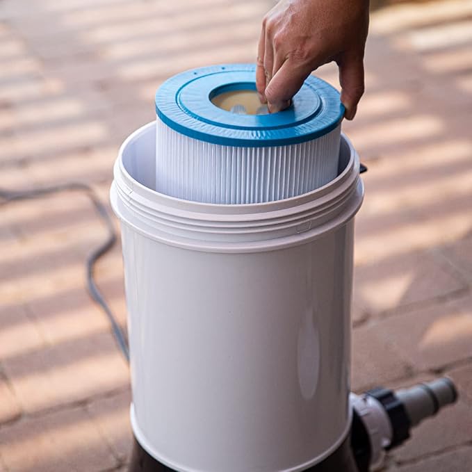 XtremepowerUS Pool Cartridge Filter System w/Built-in Pump