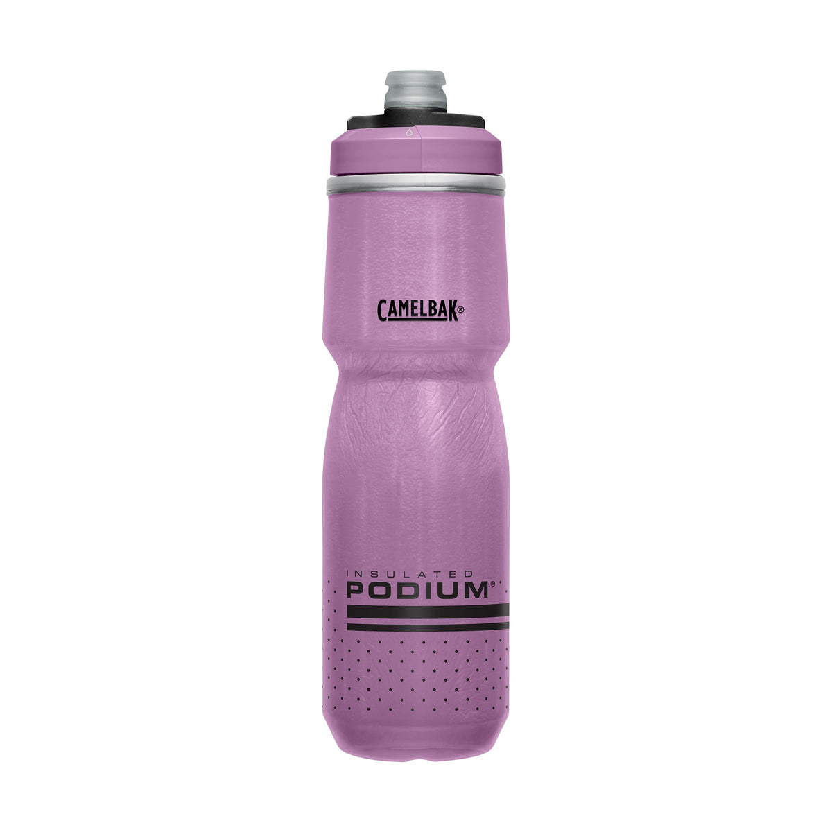 CamelBak Podium Chill Insulated Bike Squeeze Water Bottle, Cold Retention for Cycling, 24oz, Purple