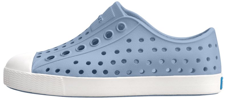 Native Shoes Unisex-Kids Jefferson Sneakers, Skyway Blue/Shell White, 2 Little Kid
