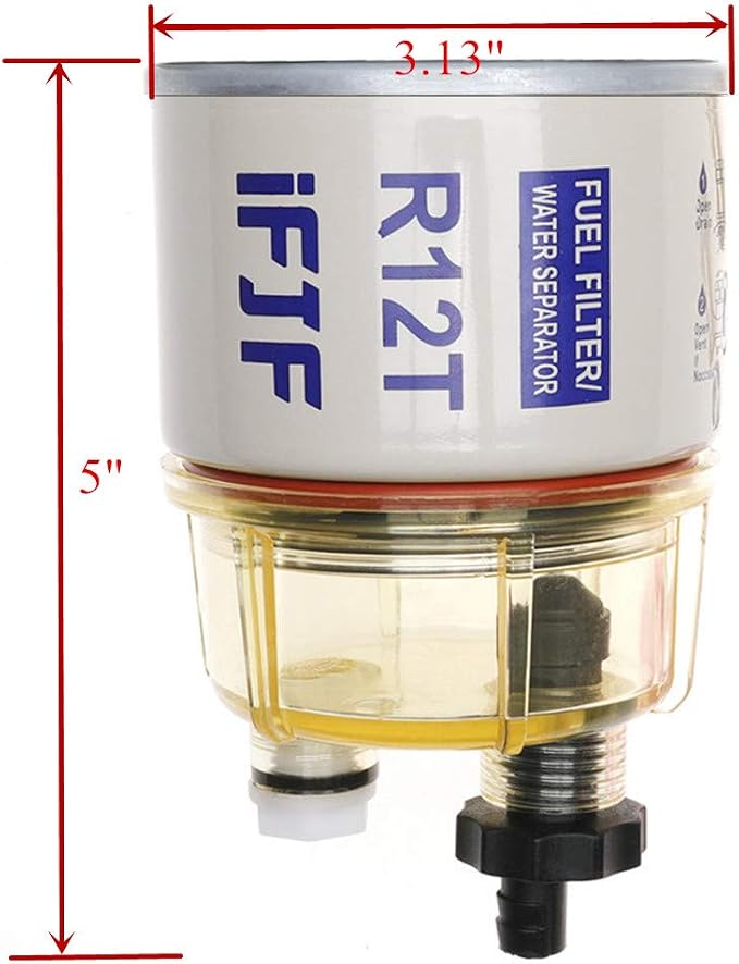iFJF R12T Fuel Filter/Water Separator 120AT NPT ZG1/4-19 Automotive Parts