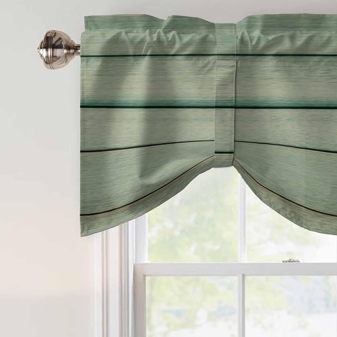 Daisy Flower Tie Up Valance Curtains