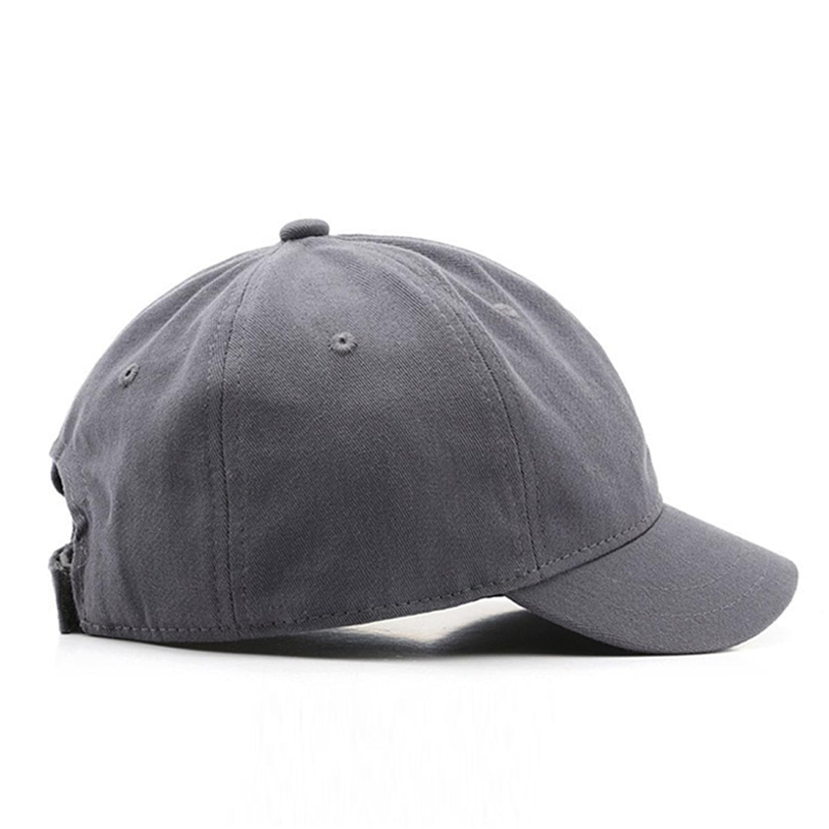 talajee Short Brim Unconstructed Soft Cotton Plain Baseball Cap Adjustable Washed Low Profile Dad Hat for Men Women (US, Alpha, One Size, Black)