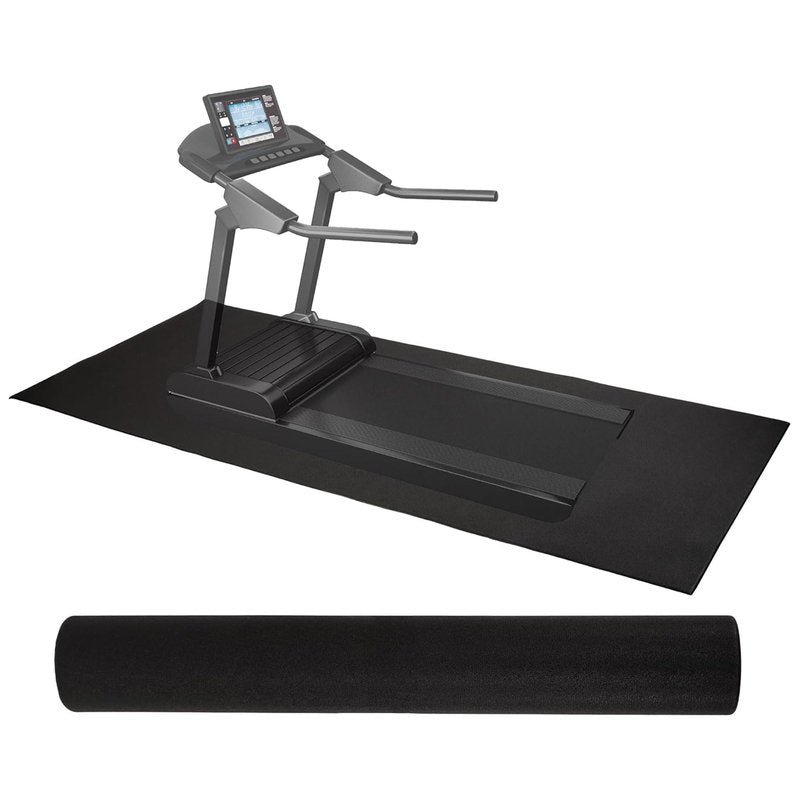 BalanceFrom High-Density Gym Equipment Floor Mat, 1/4-Inch Thick PVC – Non-Slip Flooring for Treadmill, Stationary Bike, Elliptical Trainer, Weight Bench, and Heavy Exercise Machines