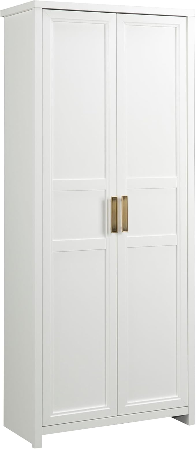 Sauder Miscellaneous Storage Cabinet, White Finish