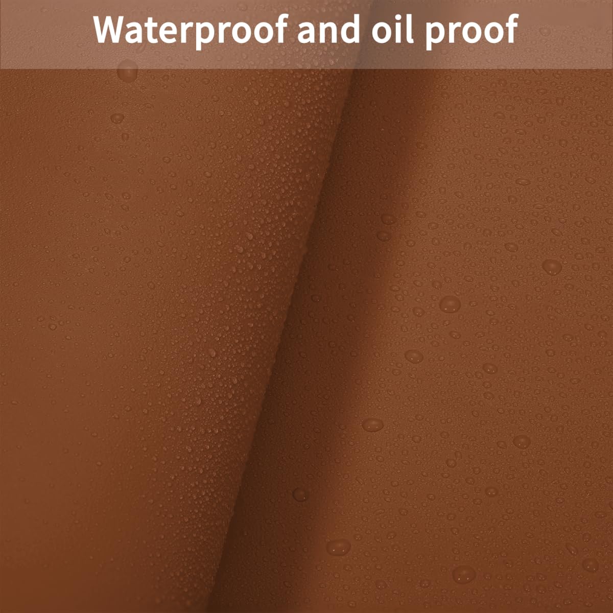 Zinkooat Faux Leather Table Cover,1.8mm Thick,36x72 Inch Table Protector,Table Protector for Dining Room Table,Dining Table Cover,Table Cover Protector,Table Pad,(Brown+Gray,36x72)