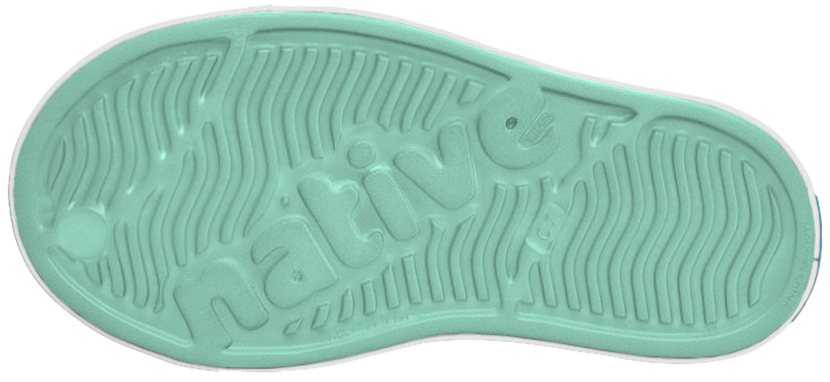 Native Shoes Unisex-Kids Jefferson Sneakers, Fresco Green/Shell White, 12 Little Kid