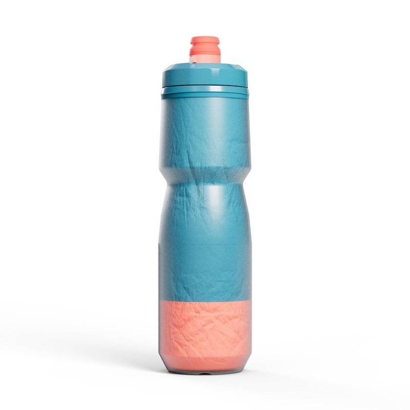 CamelBak Podium Chill Insulated Bike Squeeze Water Bottle, Cold Retention for Cycling, 24oz, Mercury Teal