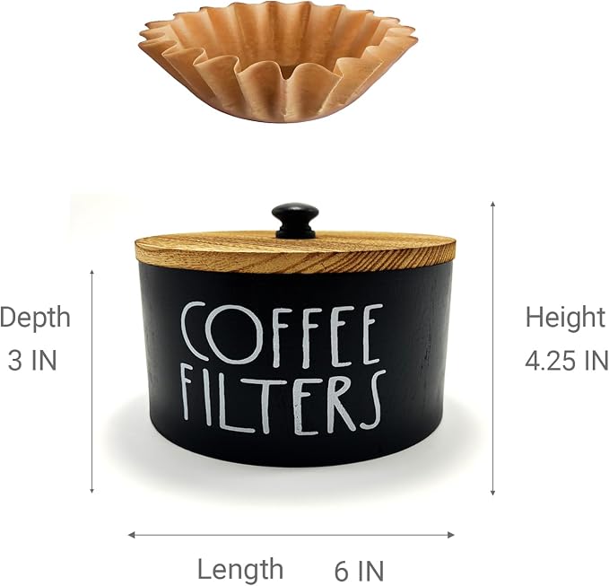 Wooden Coffee Filter Holder