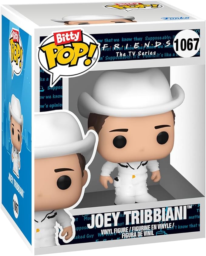 Funko Bitty POP! Friends - Phoebe, 4-Pack and A Surprise Mystery Mini Figure - 0.9 Inch (2.2 Cm) Collectable - Stackable Display Shelf Included - Gift Idea - Party Bags Stocking - Cake Topper