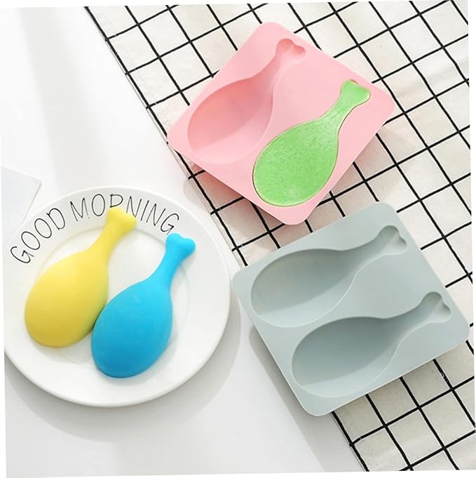 DECHOUS Chicken Leg Silicone Cake Mold 6-piece Fondant Mold Set for Cake Decorating Cookie Candy Biscuit Making Non-Stick Baking Tool for Home Kitchen Use