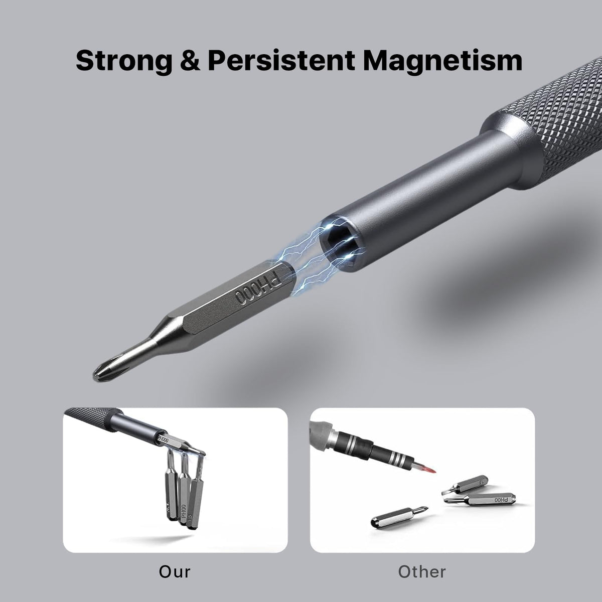 Stocking Stuffers for Men Adults Him, AXTH 37in1 Small Precision Screwdriver Set, Christmas Gifts, Professional Magnetic Mini Repair Tool Kit for Computer, Watch, Laptop, Tiny Electronic