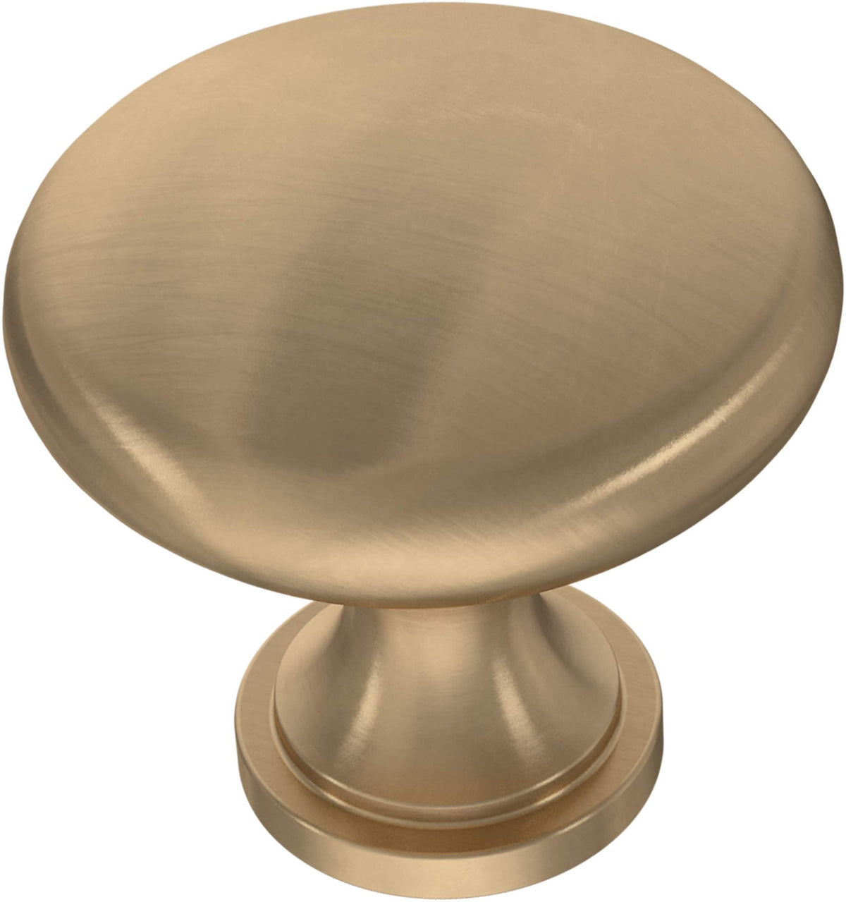 Franklin Brass (10-Pack) – Champagne Bronze Cabinet Knobs for Dressers, Drawers, Kitchen Cabinet Door, Vanity, Furniture, Closet Knobs, 1-3/16 Inch Round | Mushroom