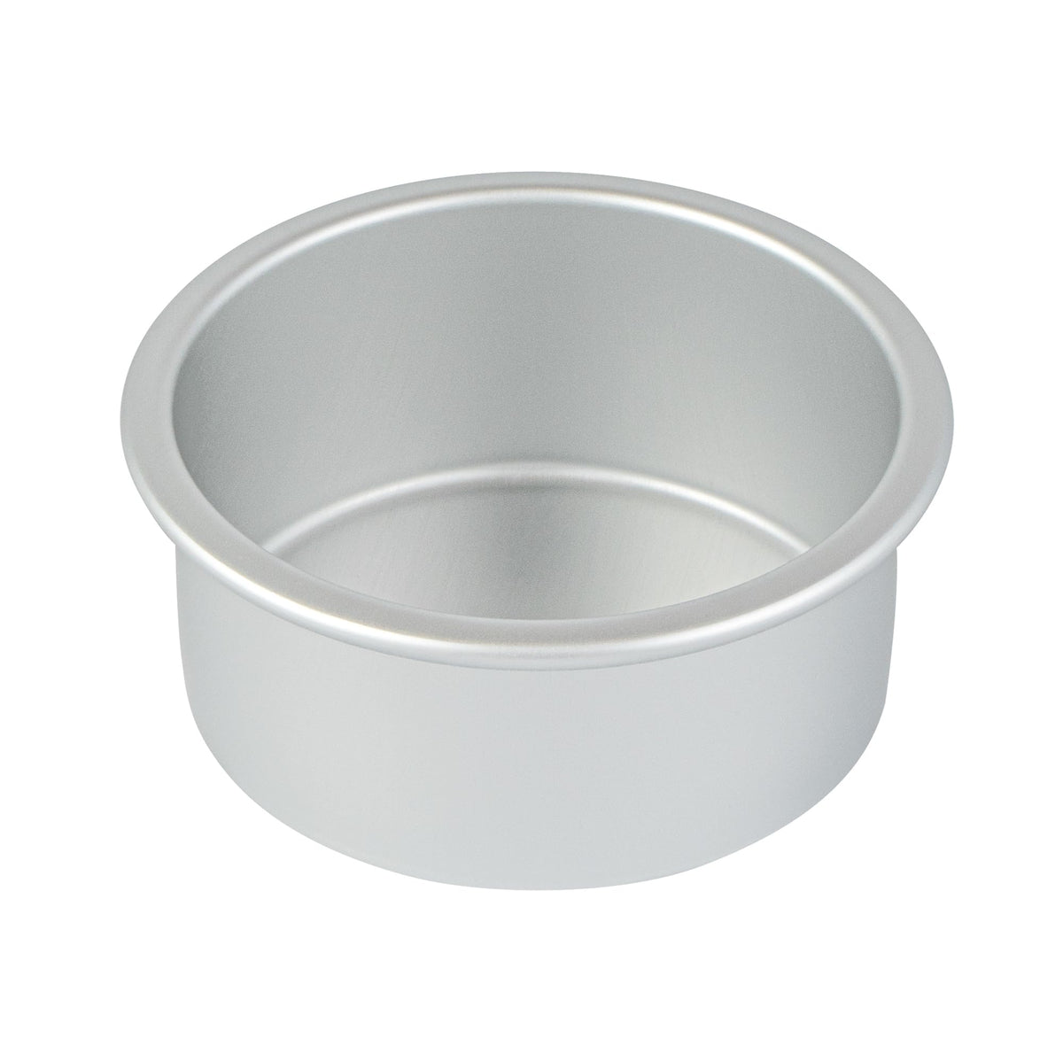 Restaurantware-Met Lux 4 x 2 Inch Straight-Sided Baking Tins, 12 Round Cake Pans - Oven-Ready, Freezable, Anodized Aluminum Round Baking Pans, Greaseproof, For Layer Birthday Cakes