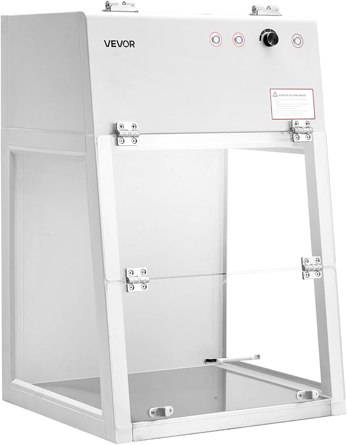 VEVOR Laminar Flow Hood, 20.08 x 20.47 x 23.62 inch Working Area Portable Clean