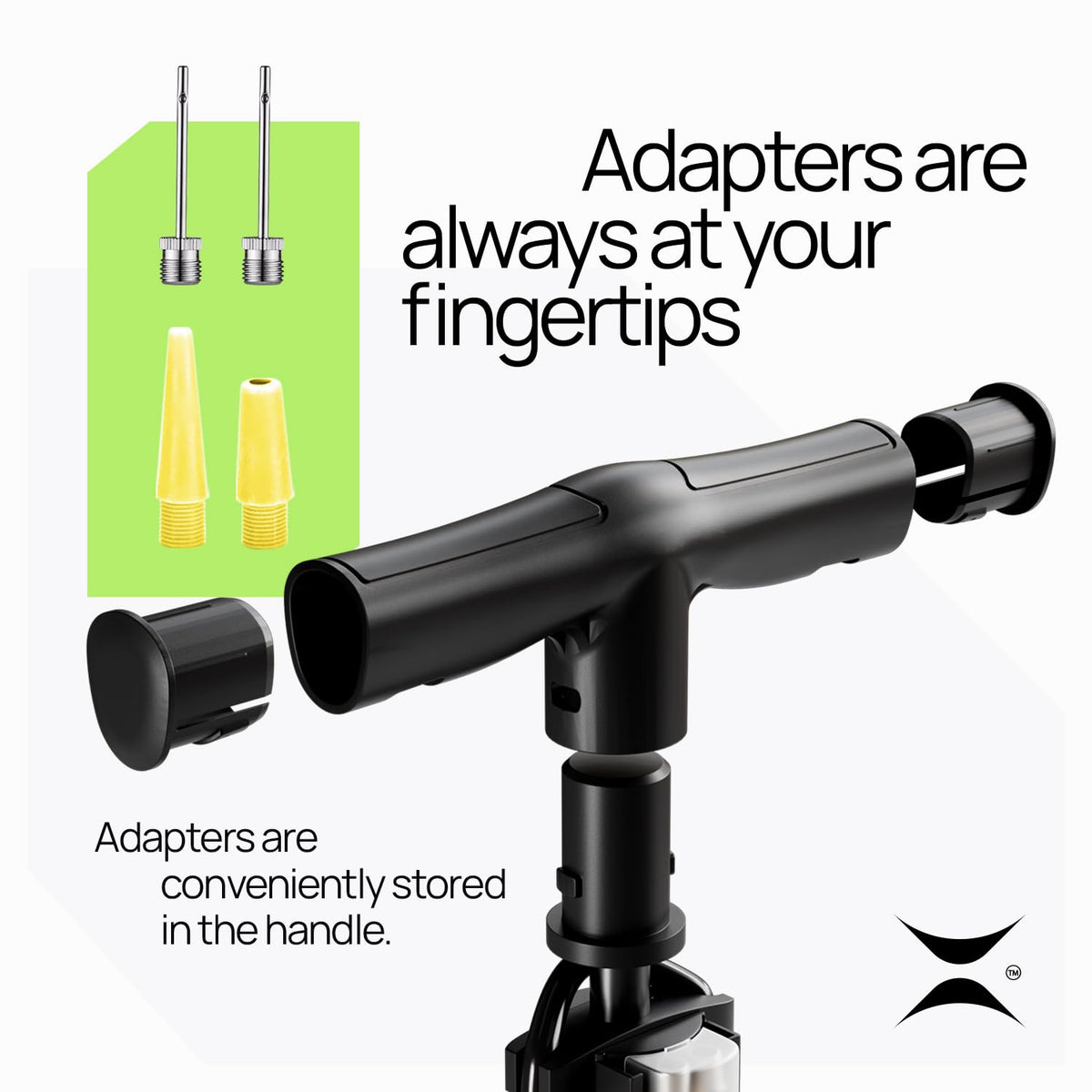 Bike Pump with Gauge - Floor Bike Pumps for Road & Mountain Bikes, Presta & Schrader Valve, 160 PSI, 2-Inch Dial, Includes Needle & Ball Adapters, Foldable Footrest, Angle Adapter