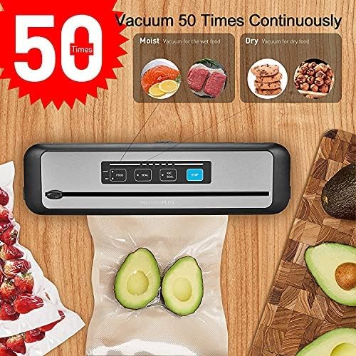 INKBIRD WIFI Sous Vide Cooker Bundle with Vacuum Sealer Machine,1000W Sous-Vide Cooker Immersion Circulator with 14 Preset Recipes on APP and Thermal Immersion with Timer