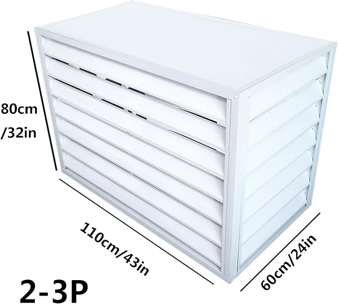 Outdoor air conditioning fence, outdoor air conditioning hidden protective cover