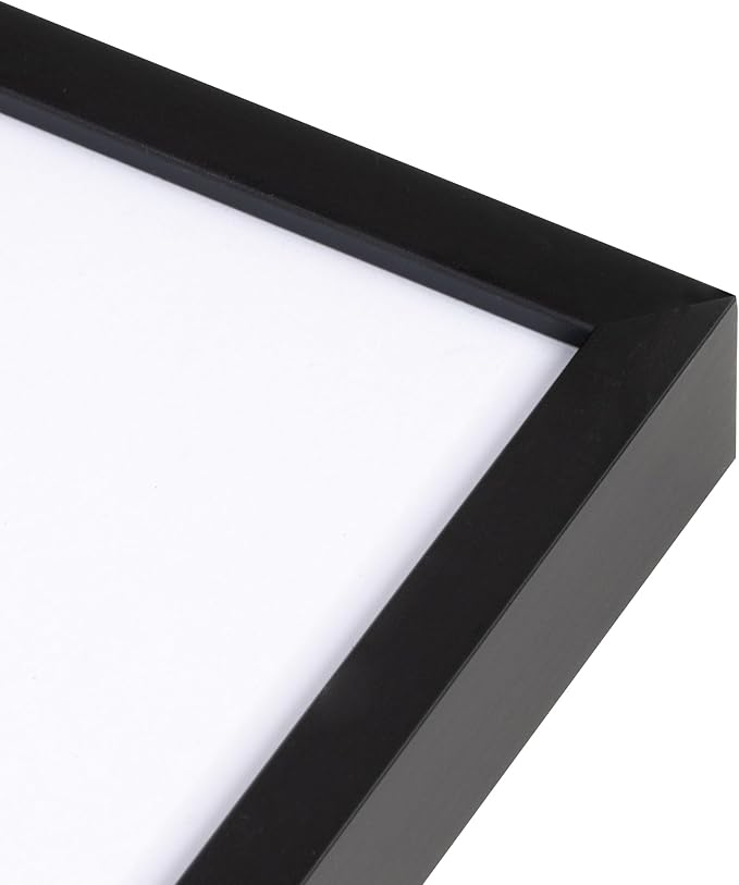 5x7 Picture | Metal Picture Frame With Mat For 4x6 | 5x7 Aluminum Frame | 5 x 7 Photo Frame | Plexiglass And Hanging Hardware Included | 5x7 Black Picture Frame | 3Pcs, Black