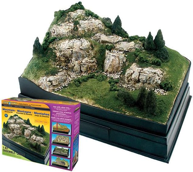 Woodland Scenics Diorama Kit, Mountain