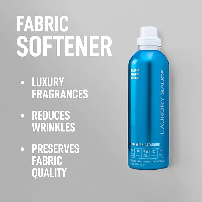 Laundry Sauce - 02 Sets of Luxury Scented Laundry Fabric Softener Bundle (Australian Sandalwood and Indonesian Patchouli), Premium Laundry Fabric Softener with High-End, Sophisticated Fragrances
