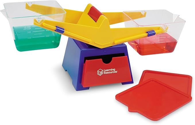 Learning Resources Primary Bucket Balance Teaching Scale - Teacher Supplies, Classroom Must Haves, Preschool Activities, Back to School, Math Manipulatives, Teaching Supplies, Toddler Science