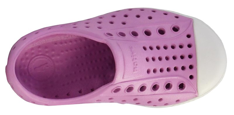 Native Shoes Unisex-Kids Jefferson Sneakers, Chillberry Pink/Shell White, 8 Toddler