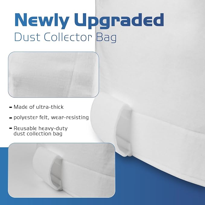 70333 Dust Collector Bag, fit for POWERTEC DC-1512, Vacuum & Dust Collector Bags