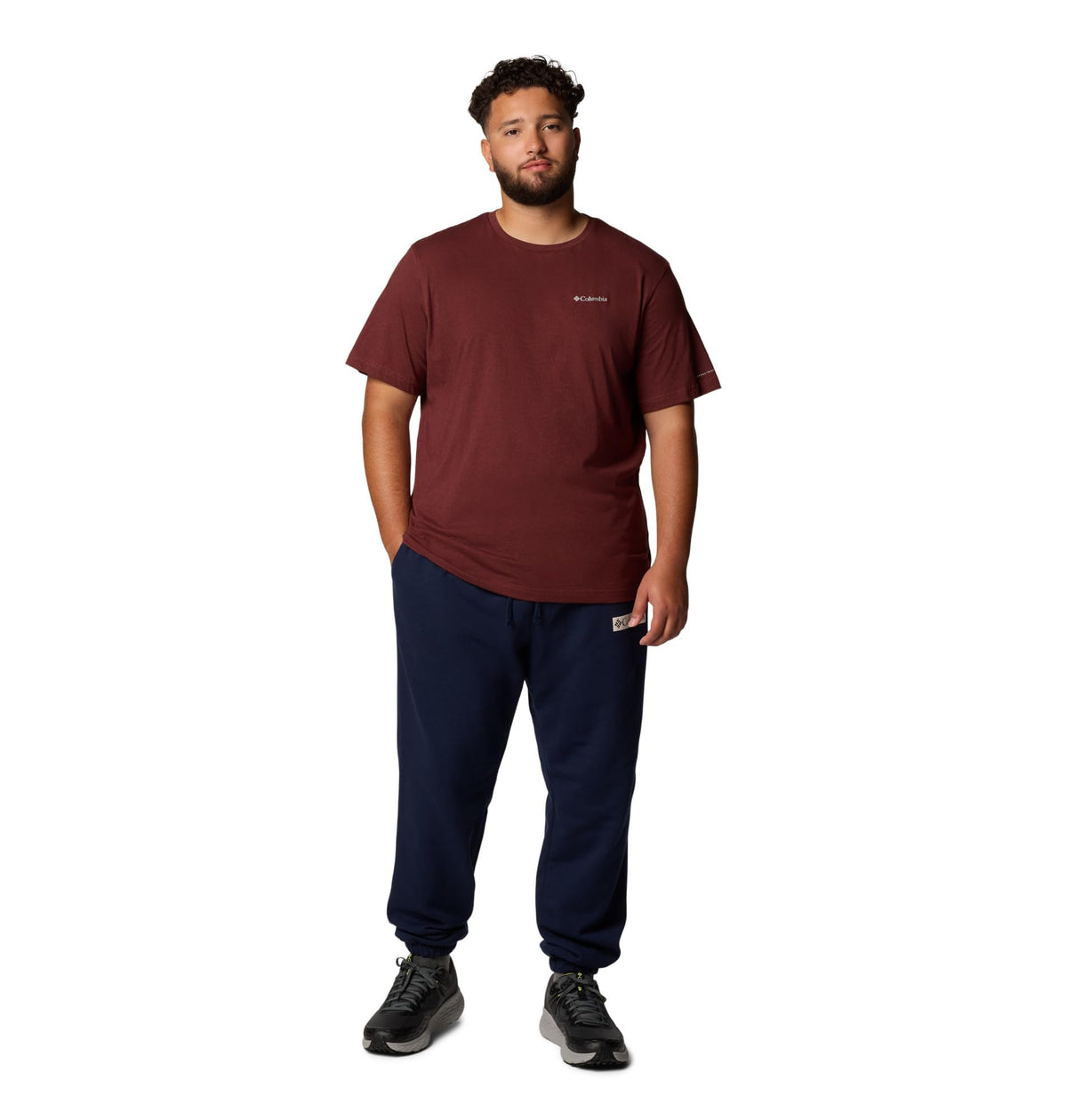 Columbia Men's Thistletown Hills Short Sleeve T-Shirt, Spice Heather, Large