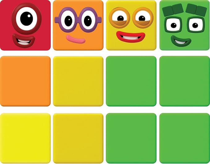 hand2mind Numberblocks Reusable Clings, Numberblocks Characters Decals, Classroom Supplies for Teachers Elementary, Numberblocks Decorations, Removable Decals, Math Gifts for Teachers