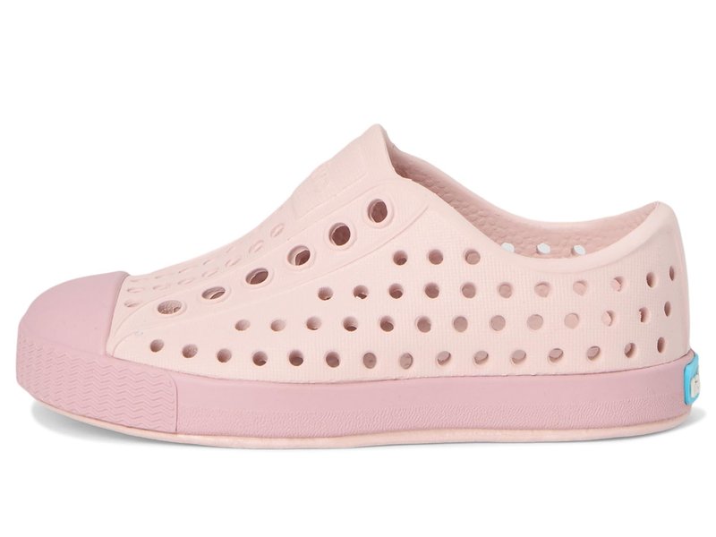 Native Shoes Unisex-Kids Jefferson Sneakers, Dust Pink/Balos Pink, 8 Toddler