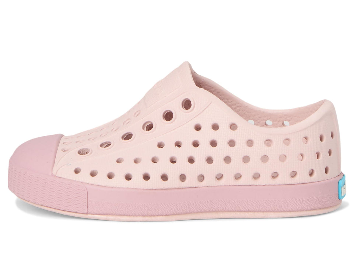 Native Shoes Unisex-Kids Jefferson Sneakers, Dust Pink/Balos Pink, 6 Toddler
