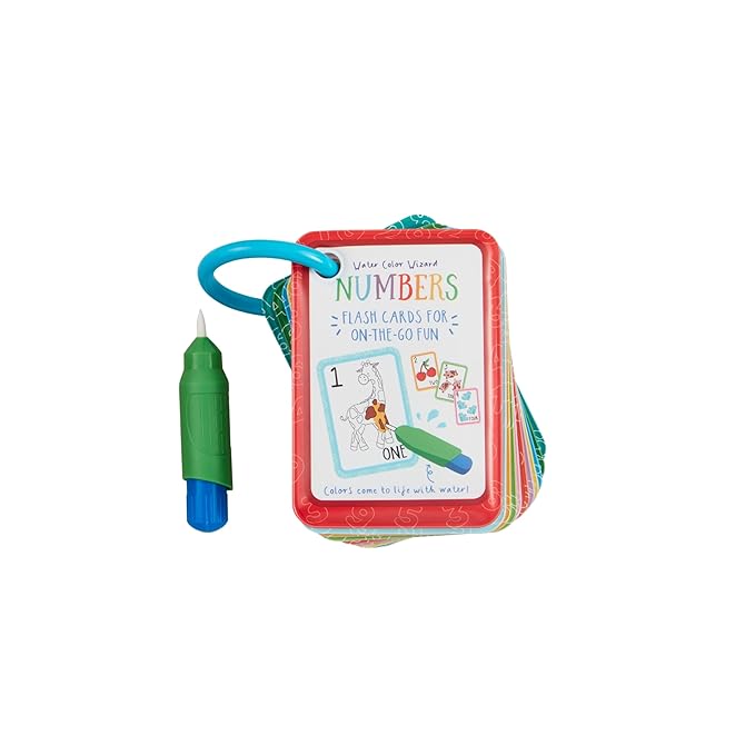 Mud Pie Water Flash Cards Numbers